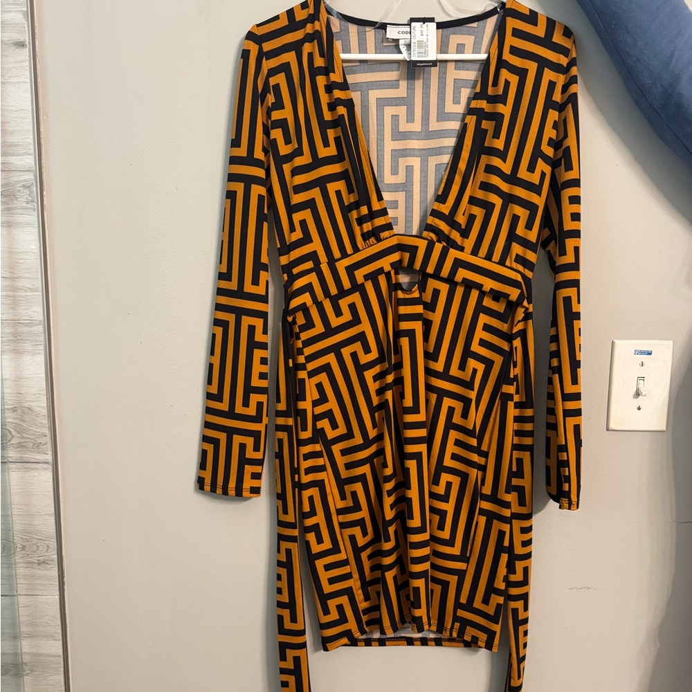 Black and Orange dress